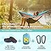 SZHLUX Camping Hammock Double & Single Portable Hammocks with 2 Tree Straps...