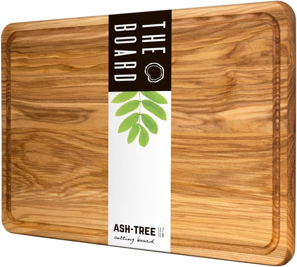 The Board Wood Cutting Board - 17,7" Large Cutting Board - Serving Tray - Cheese Board - Chopping Board