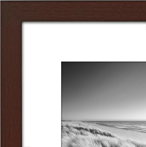 Vista 636 de Americanflat Portarretratos de 5 x 6 pulgadas con plexiglás pulido, juego de 5 portarretratos de 2 x 3 pulgadas con paspartú o para fotos de 5 x 6