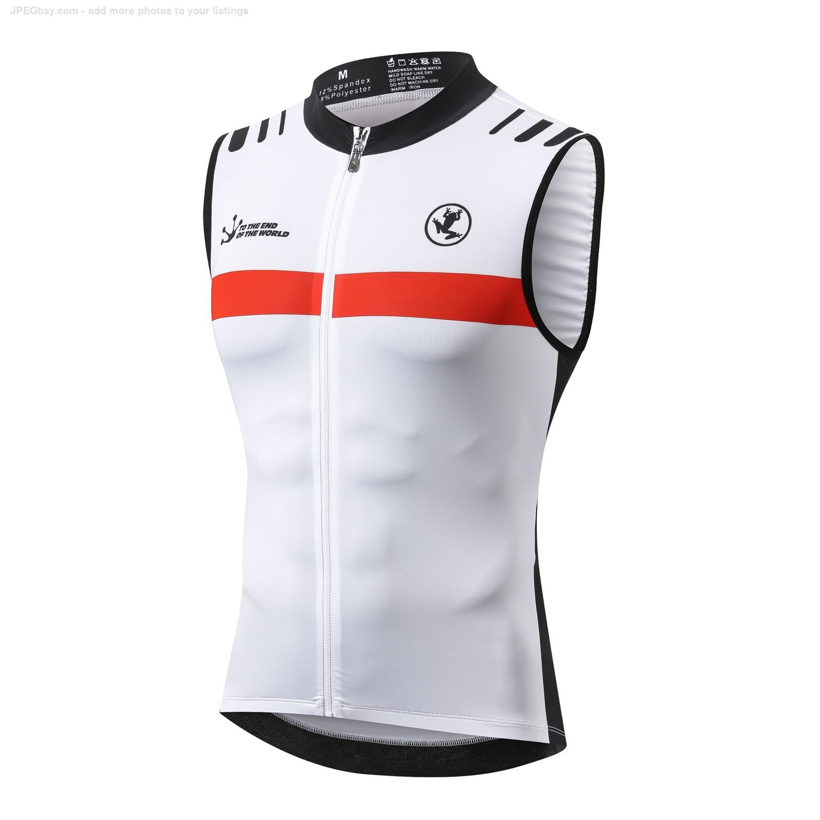 UGLY FROGNewest Winter Fleece Men's Sleeveless Cycling Jersey Bicycle MTB Bike Shirt