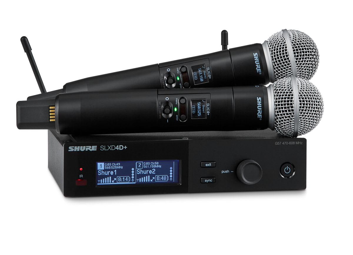 Amazon.co.jp: SHURE シュア SLXD24D+/58 SLXD2+/58ハンドヘルド