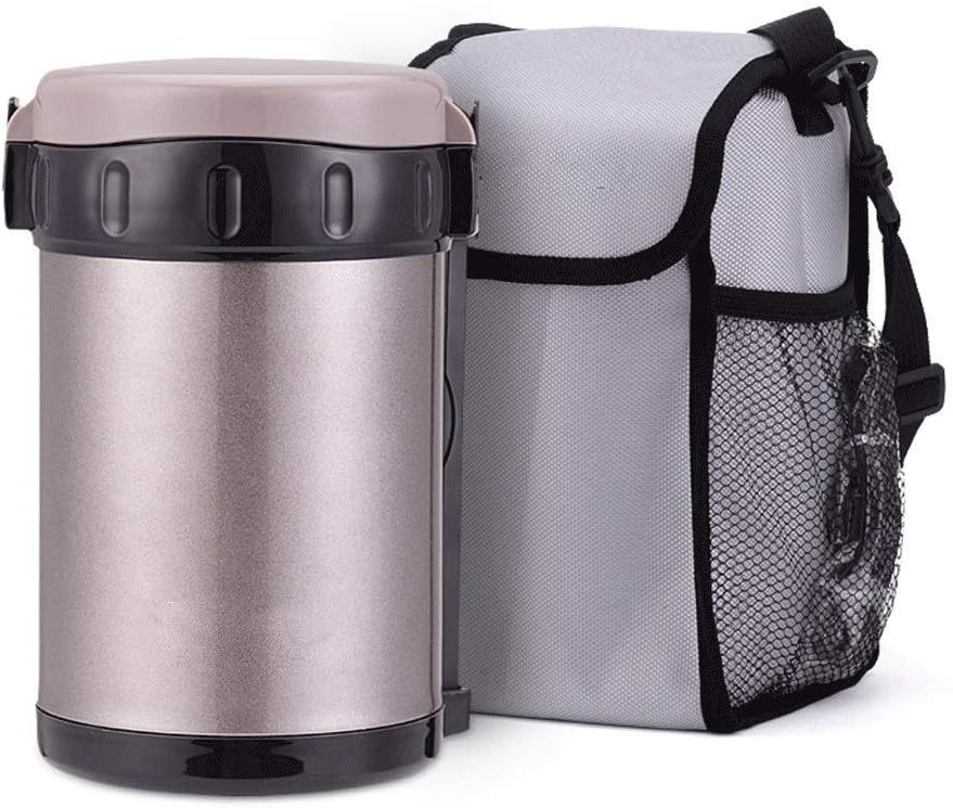 Vacuum Insulated Lunch Box Stainless Steel Food Jar Container Carriers Thermal Storage