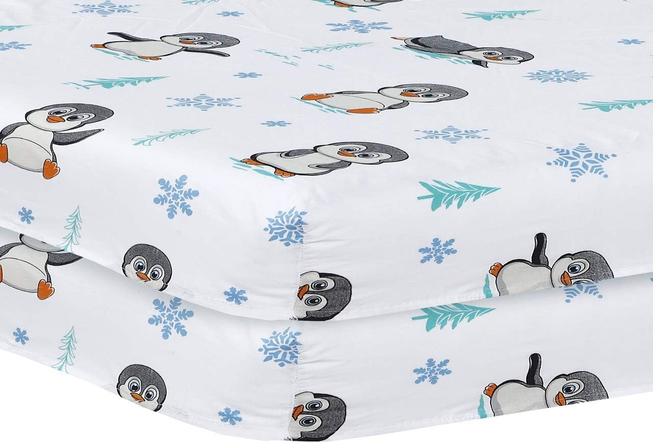 Every Thread Counts 2 X Cot Bed Fitted Sheets 60 x 120 cm Easy Care