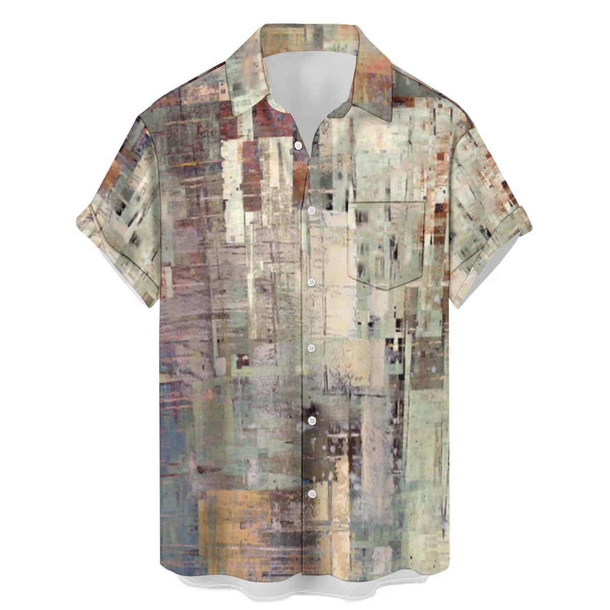 wihnsinopMens Hawaiian Bowling Shirts Holiday Christmas Theme Shirt Short Sleeve Button Down Shirts Big and Tall