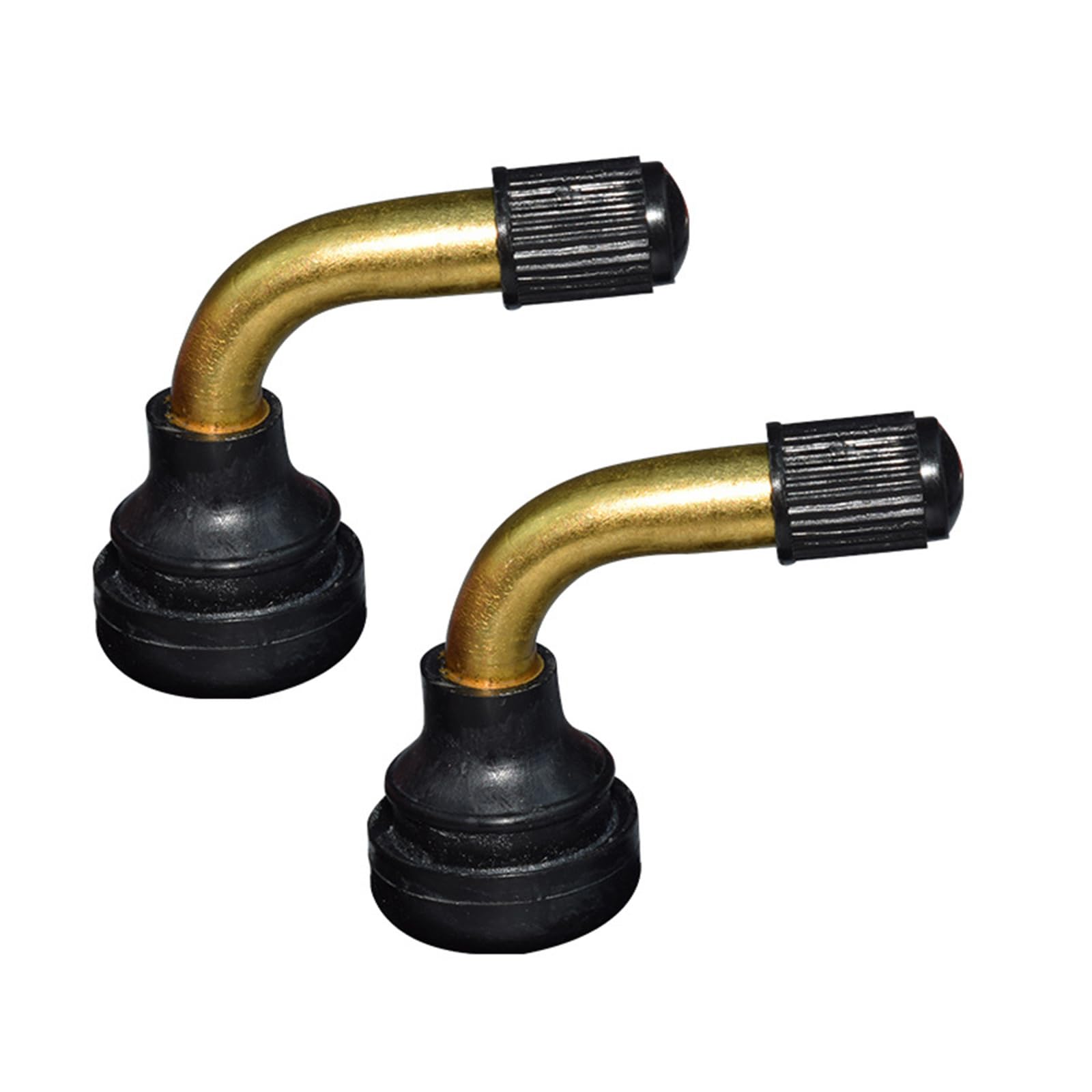 YROHGKPN PVR40 50 60 70 Tire Valves 90 Degree Bent Rubber Base Wheel Tyre
