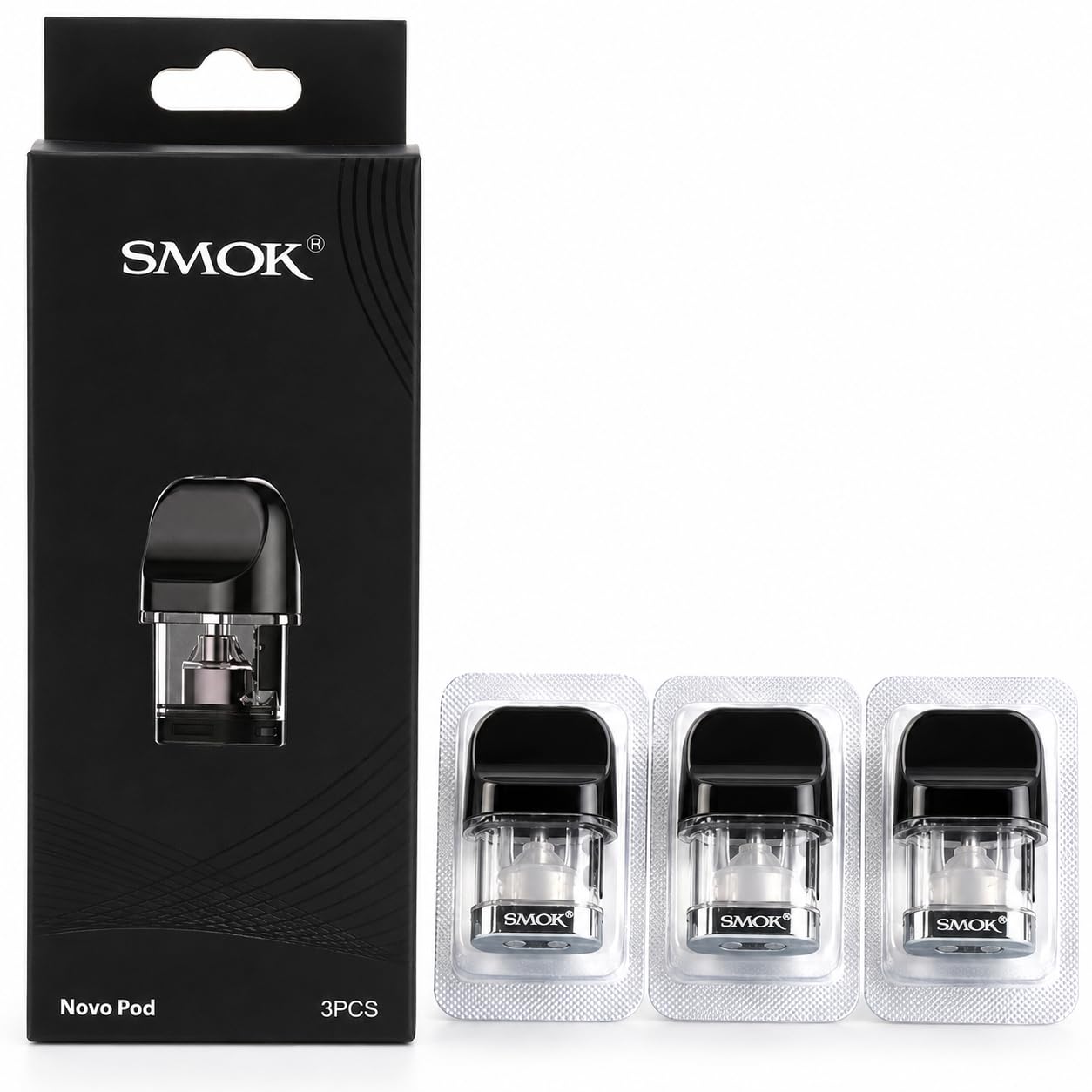 SMOK NOVO Kit Replacement PODs 1.2 Ohm Mesh [Pack of 3]