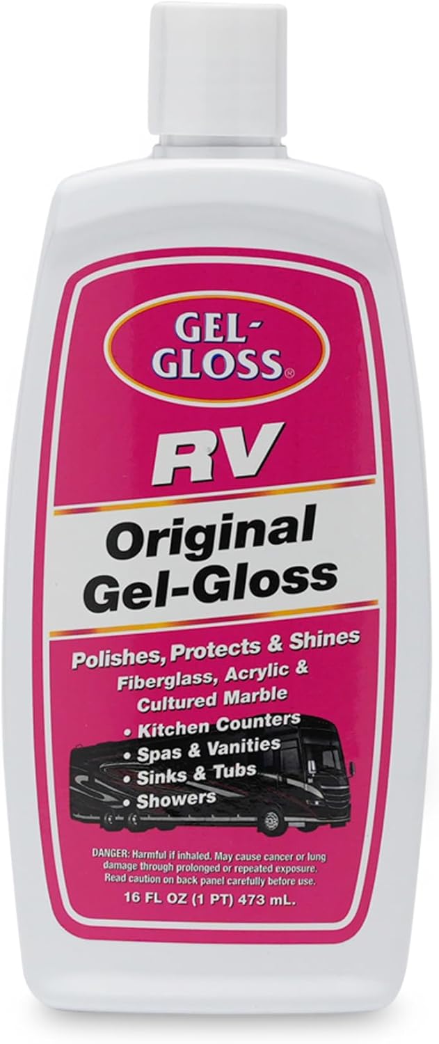 Kitchen & Bath Polish w/Carnauba Cleaner Wax Formulation for a Protective Coating - Removes Water Spots, Light Scratches & Stains While Restoring Color & Shine, 1-Gallon