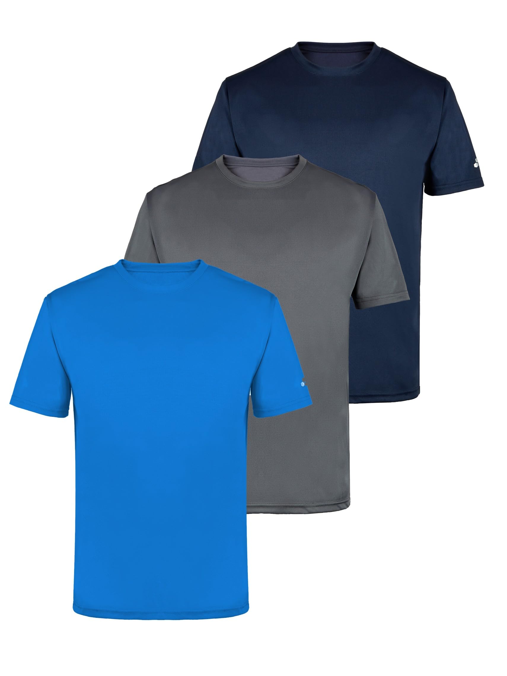 TEX2FIT Men's 3 Pack Active Sport Quick Dry T-Shirts — view 11