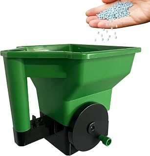 Hand Spreader Lawns - Portable Hand Crank Spreader, Tree Sowing Tool | Effective Seed Distribution Device Supports Even Coverage Application Process, Small Outdoor Lawn Vegetable Flower | Manuell Spridare För Utomhus, Trädgårdsbädd, Gräsmatta, Småjordbruk, , Grönsak, Frö, Gödsel, Salt, Vår, Höst,