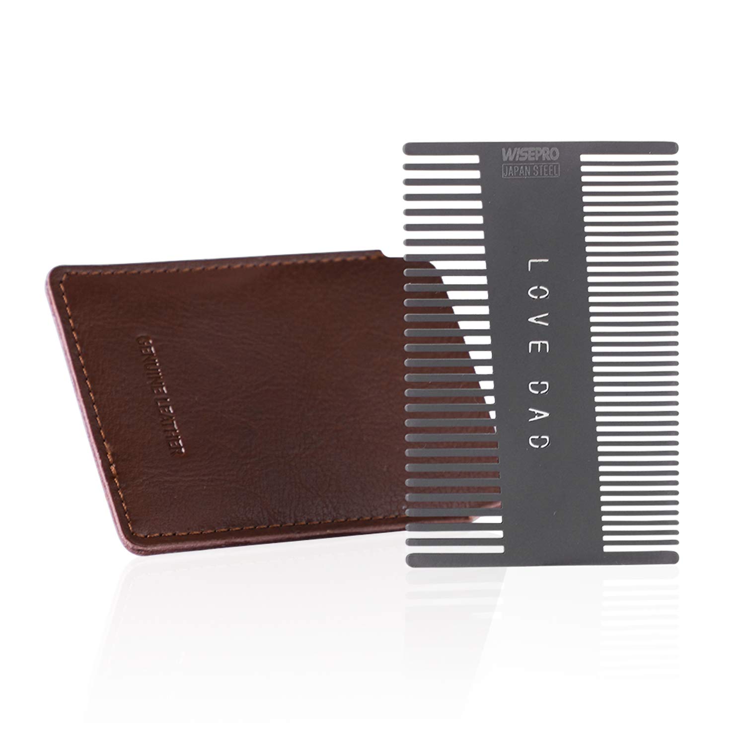 WISEPRO Beard Mustache Comb Fine Toothed Beard Comb