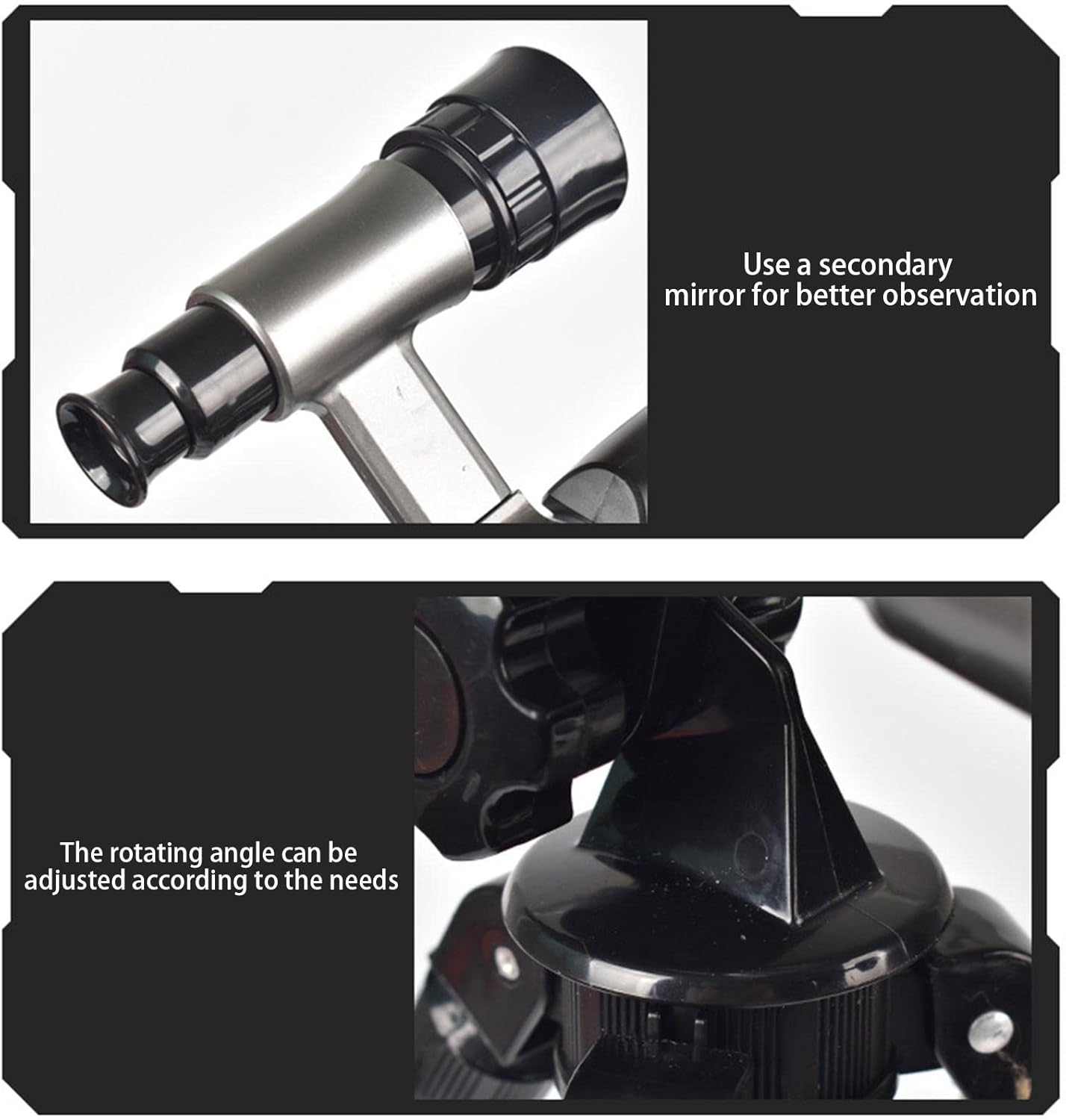 Astronomy Telescope for Kids - 50mm Aperture Telescopes with Tripod - Portable Educational Telescope for Children Students Science