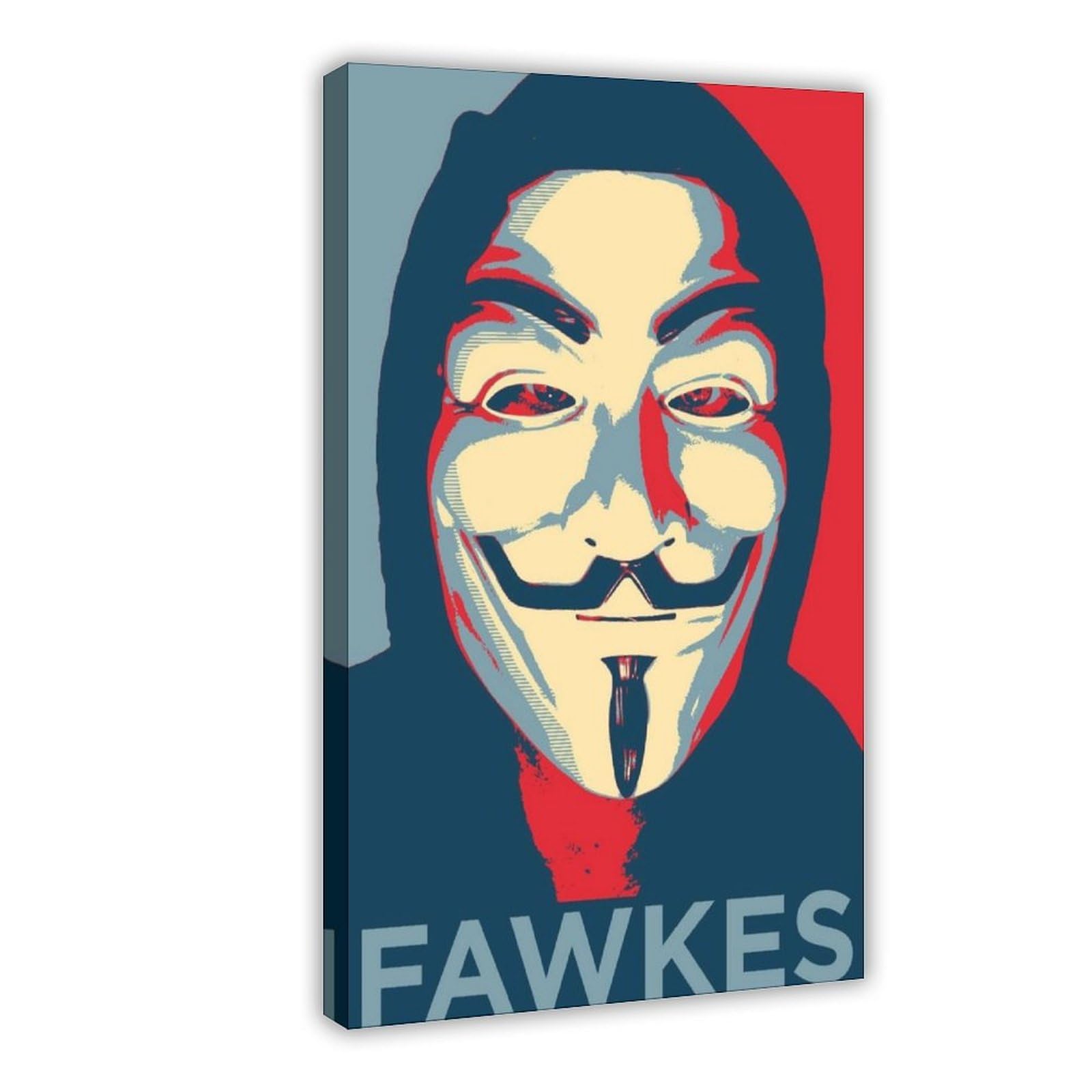 ITADGF Guy Fawkes Hope Parody November 5th Anonymous Anon Freedom Libertarian Anarchism Canvas Poster Wall Art Print Picture Paintings 12x18inch(30x45cm)