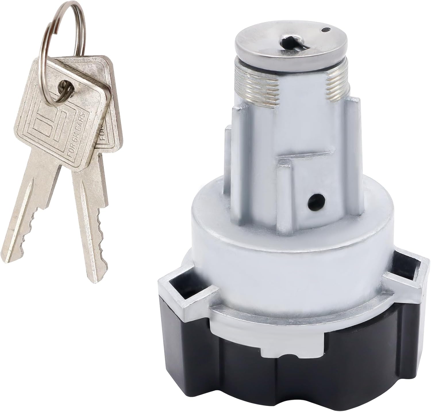 HiSport 1116683 Ignition Lock Cylinder Starter Switch in Dash with 2 Keys Compatible with Chevy GMC 1967-1979 Replace LS105,US84,1125,LS411