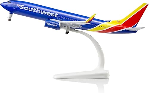Miniatura 7 de Lose Fun Park Avión modelo modelo a escala 1300 aviones fundidos a presión Jet Blue 737 Airlines modelo avión para colecciones y regalos