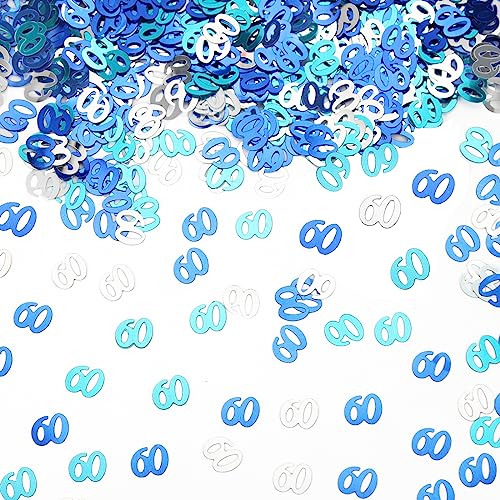 Bluelves Coriandoli Compleanno 20g, 60 Anni