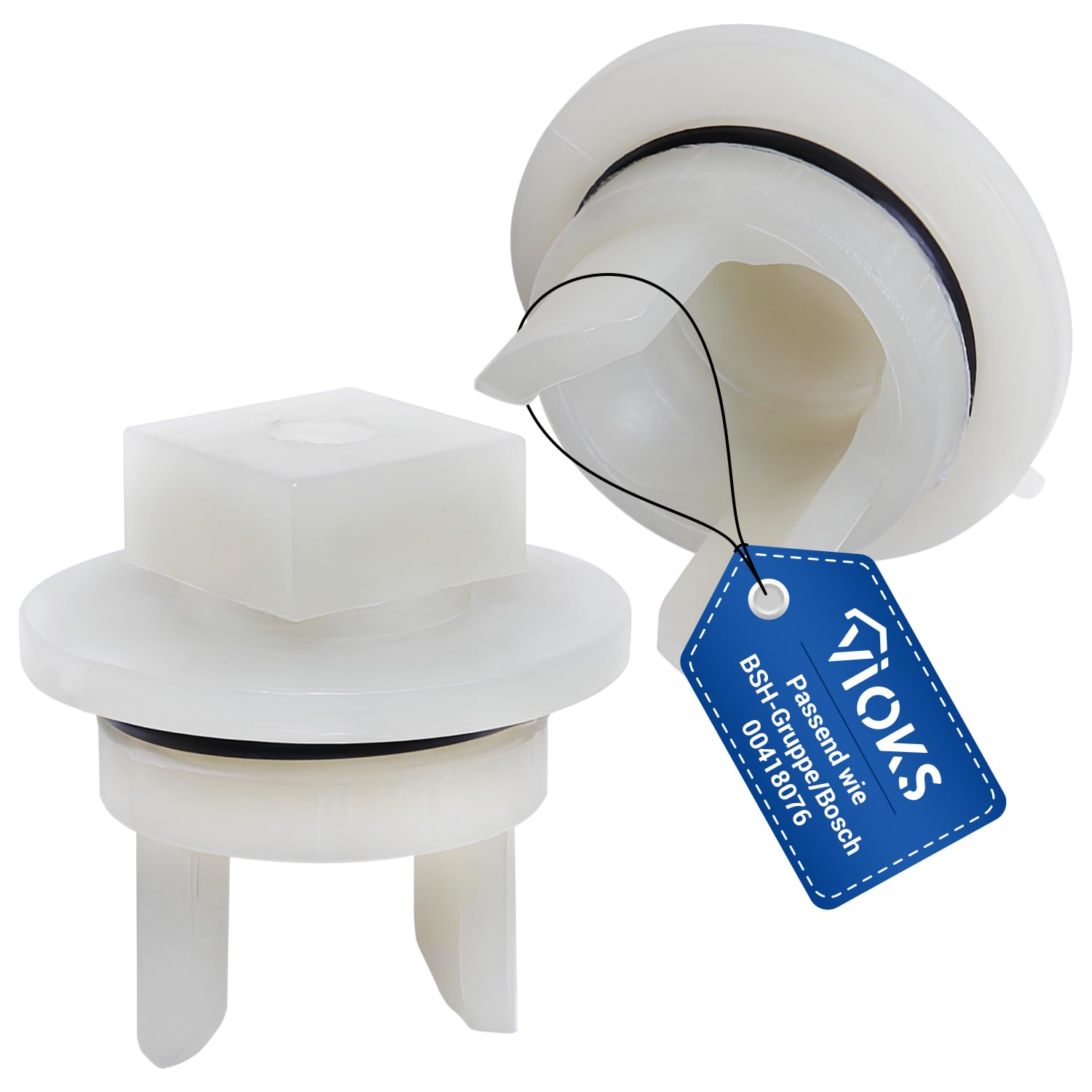 LUTH Premium Profi Parts – Frizione Di Ricambio Per Tritacarne Bosch (Modelli Selezionati) E Altri. Sostituisce 00753348. In Alluminio, 25x25 Mm.