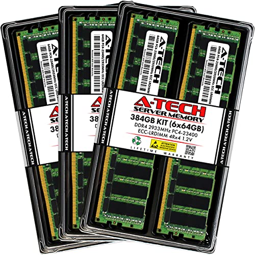 A-Tech 384GB RAM Kit for Mac Pro 2019 DDR4 ECC LRDIMM