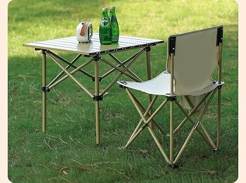 Cadeira Dobrável Resistente com Porta Copos, para Camping, Praia, Pesca