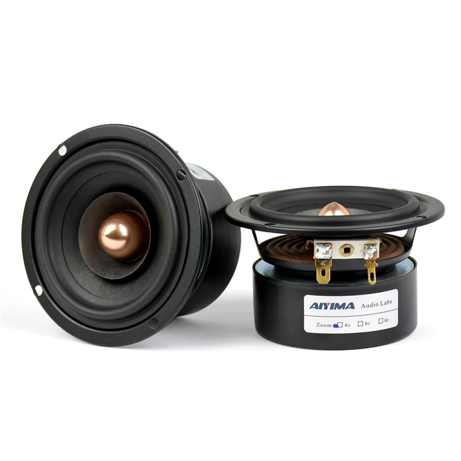 2 szt. 8 cali, 4 omów, 8 omów, 15 W, pełny zakres dźwięku, głośnik HIFI, pocisk wysoki, średni zasięg, głośnik basowy DIY (głośnik 4 omy, 15 W)