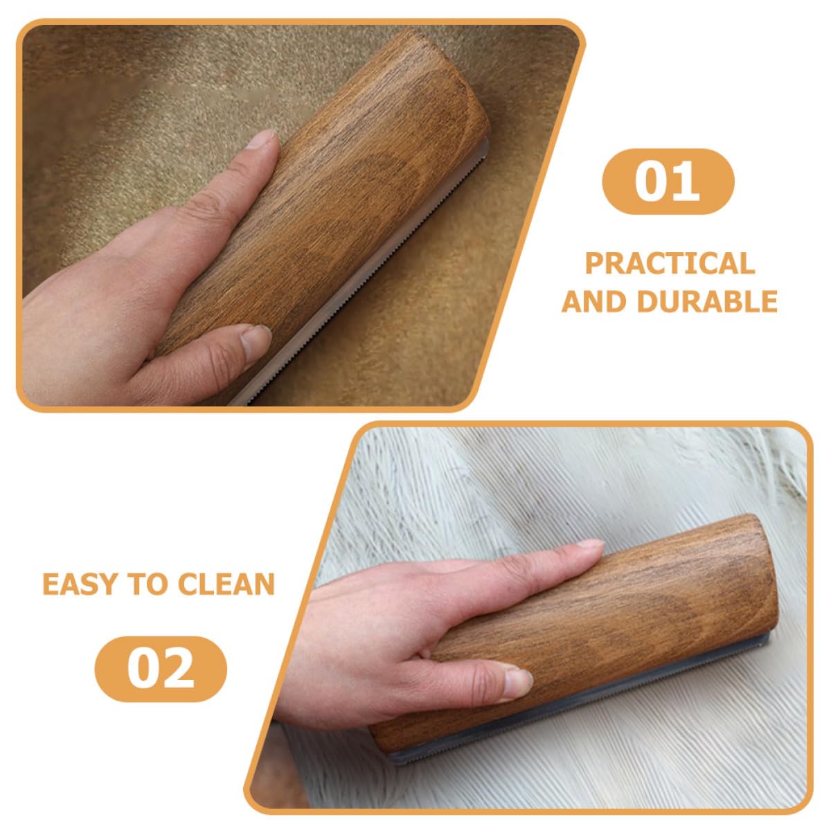 TOPBATHY Brosse de Mue pour Chevaux en Bois et Métal 20 Cm Outil Multifonctionnel de Nettoyage et Massage pour Protéger la Peau du Cheval