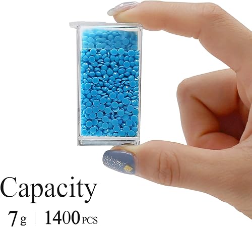 Vista 34 de ARTDOT 56 contenedores de almacenamiento para kits de arte de diamantes para adultos, paquete de 2 contenedores portátiles de almacenamiento