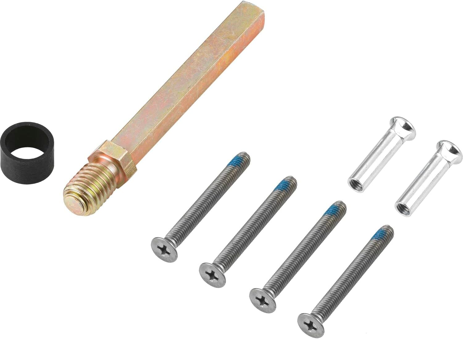 FSB 0 05 0566 08501 0000 Accessories ASL/AGL for Door Handle Sets in Accordance with ÖNORM Door Thickness 39-58 mm, Galvanised Steel, 8 Pieces, Silver