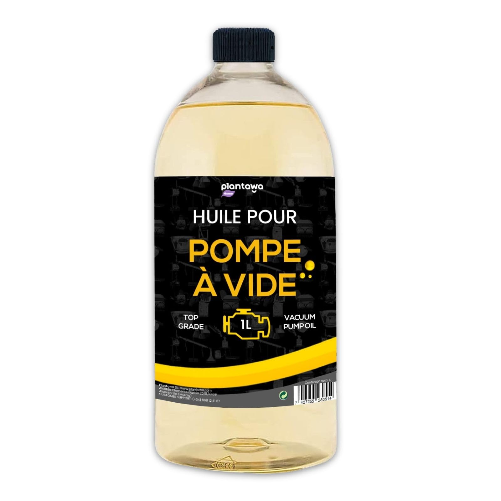 Huile pour pompe à vide,Machine à vide à huile,Universal Valable pour toutes les pompes,1000ml,Air conditionné,Huile spéciale Pompe à vide,Pompes rotatives Palettes,Pompes à bille,Lobes