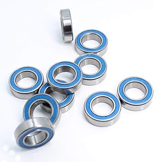 SUOFEILAIMU-PHONE CASE Durable Bearing MR148RS Blue Sealed Color Bearing ABEC-3 (10PCS) 8X14X4 mm Miniature MR148-2RS RU Ball Bearings for Axial SCX10 II
