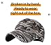 KBETHOS KBE-VINTAGE BLK-CAM Vintage Washed Cotton Baseball Cap, Black Camo