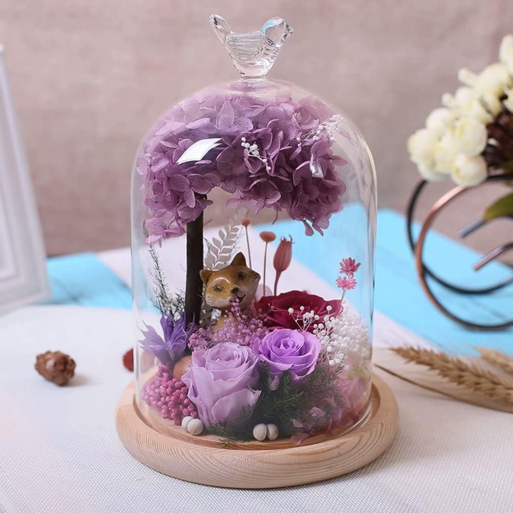 花 プリザーブドフラワー ドライフラワー 枯れない花 ホワイトデー バレンタインデー プロポーズ ギフト プレゼント 誕生日 結婚 記念日 新年 母の日 両親 恋人 彼女 彼氏 妻 娘 友人 友達 新築祝い 出産祝い バラ ローズ アジサイ 赤い ピンク パープル ガラスポット