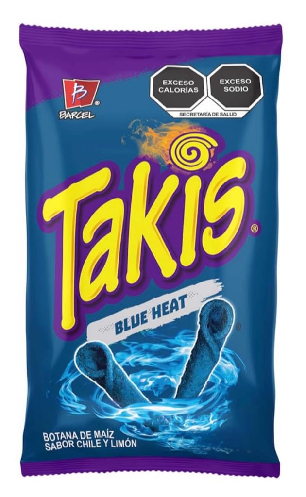 Frituras Azul Blue Heat 65g Box w/5 bags