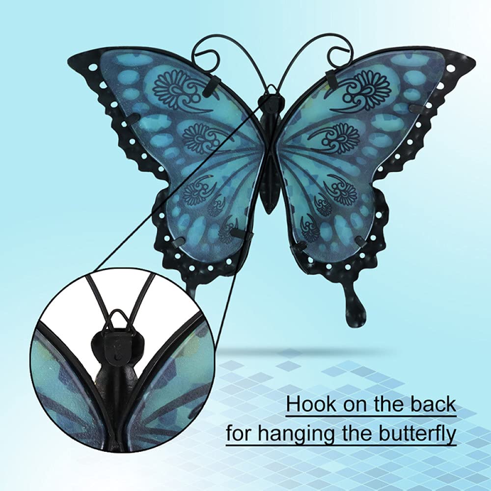 Garten Home Outdoor Dekoration Schmetterling der Wandkunst für Home und Outdoor Dekorationen Statuen Miniaturen Skulpturen, Home Decor