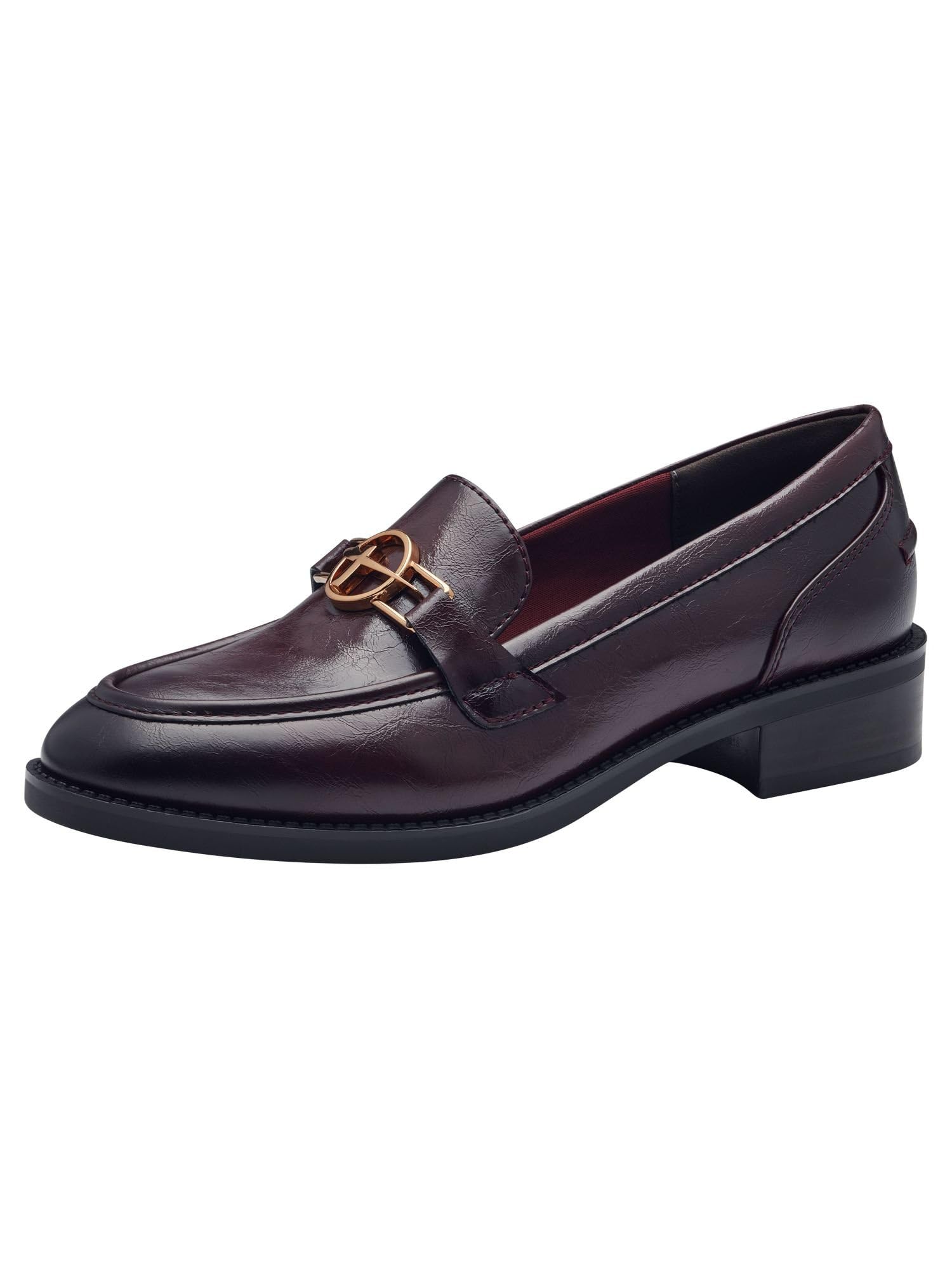 Tamaris Women' 1-24303-43 Loafer, Merlot, 7.5 UK