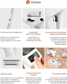 Youban KF1804 Multifunctional Stand Steam Cleaning Machine