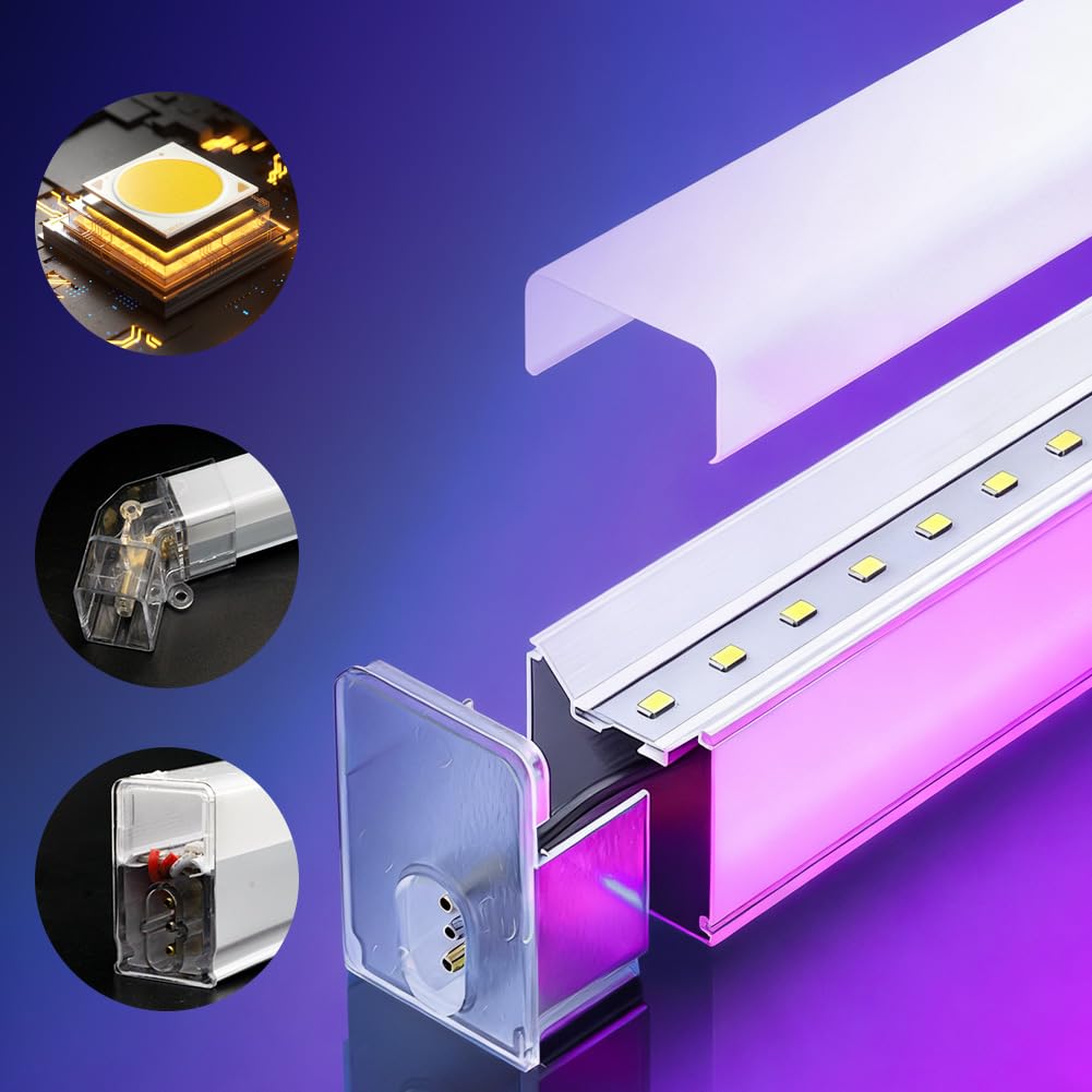 6 luci esagonali a LED RGB con modalità di sincronizzazione musicale, controllo app e telecomando, luce a nido d'ape multicolore per sala giochi, palestra e garage
