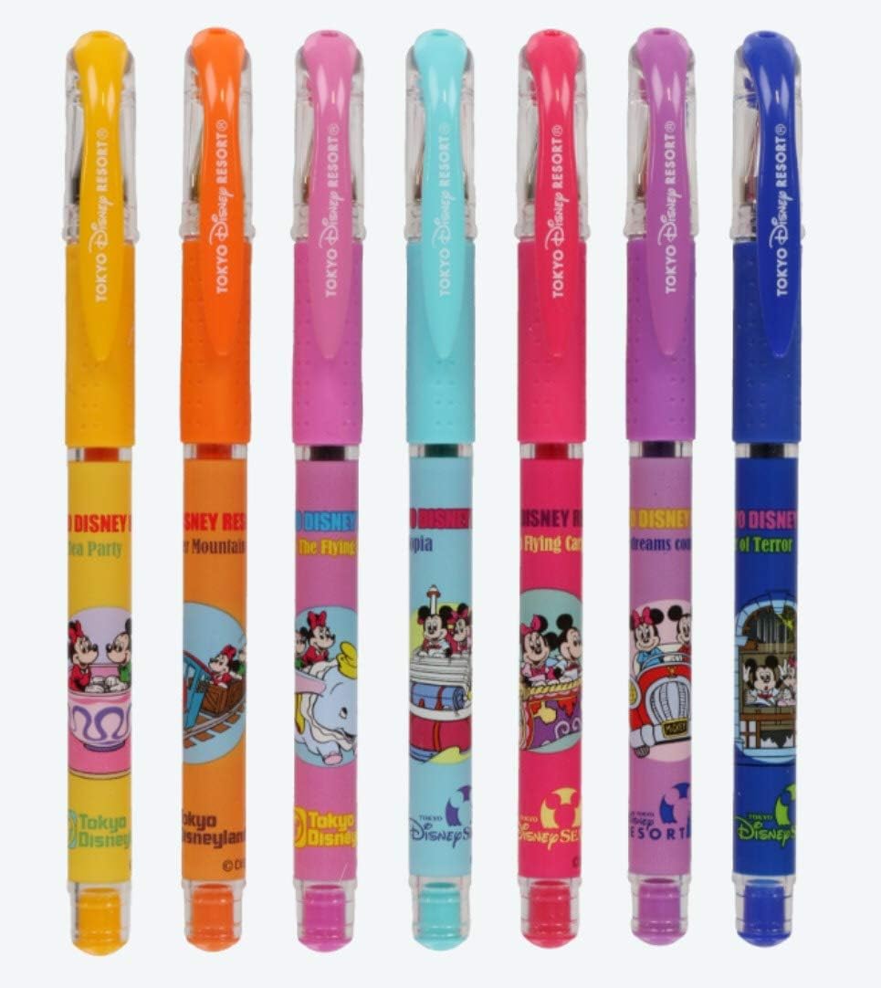 ミッキー ミニー カラーペン シグノ 7本セット レトロ デザイン アトラクション 東京ディズニーリゾート Tdr 文房具 ミッキーマウス ミニーマウス お絵かき ねんど シール おもちゃ Amazon