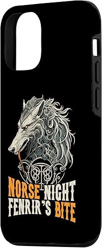 Miniatura 5 de Funda para iPhone 12 Pro Max Fenrir Wolf Viking Orgullo escandinavo Norsemen Odines Wolf