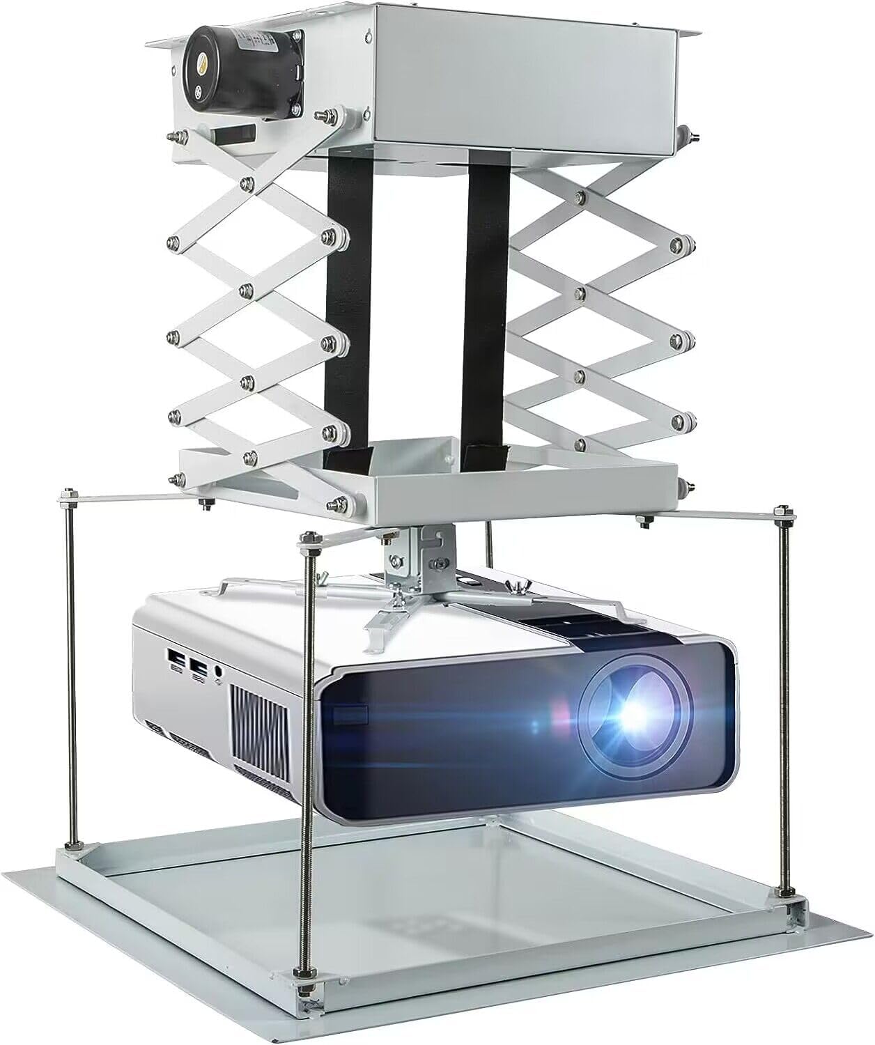 Amazon.com : CGOLDENWALL Electric Projector Lift, Ultra-Thin Hidden ...