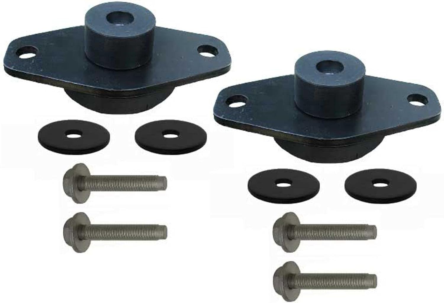 Replacement Pair Set of 2 Rear Upper Suspension Shock Mounting Kit for Challenger Magnum for Chrysler