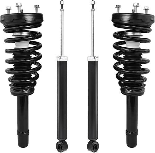 Miniatura 89 de Detroit Axle - Kit de amortiguadores de 4 puntales para Ford Escape 14-19, 2 puntales delanteros con resorte helicoidal 2 amortiguadores traseros