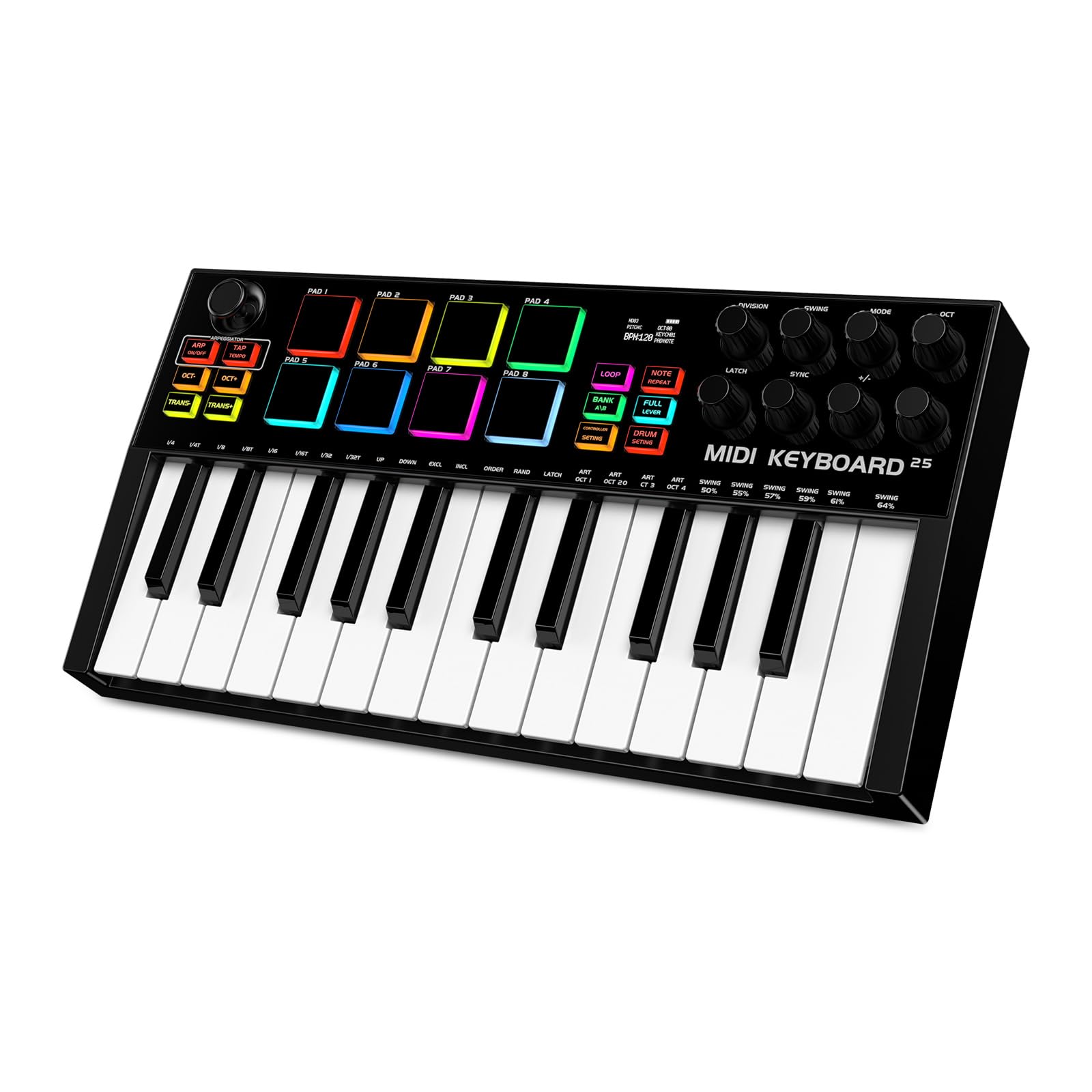 Amazon.com: TERENCE MIDI Controller Keyboard Professional 25 Keys