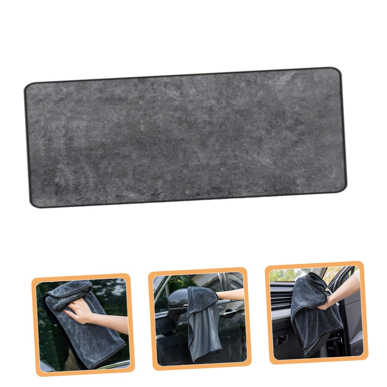 Wiederverwendbares Mikrofasertuch Auto Trockentuch 60x160cm Extra Großzügig Saugfähig mit Weicher Oberfläche Fusselfrei für Schonende Autoreinigung Außen und Innen
