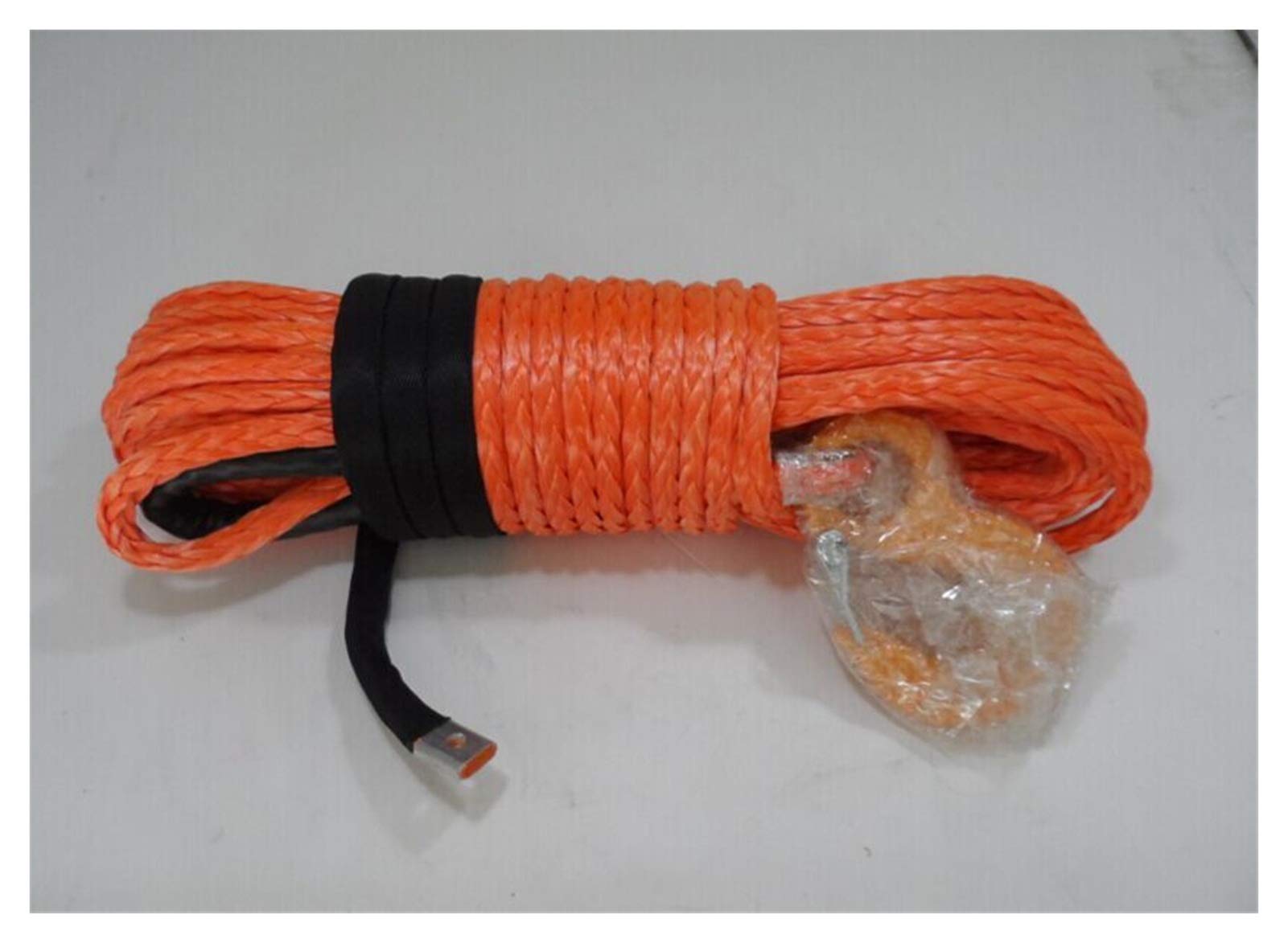 Winch Rope, 12mm*30m Orange Synthetic Winch Rope, Cable 12mm,Boat,Off Road