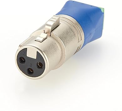 DMX512 XLR 3Pin Female to Screw Terminal Block Adapter XLR Solderless Terminal Board Converter for DMX Lighting Controller, Stage Audio, Mixer, Amplifier, Microphone, Speaker Female