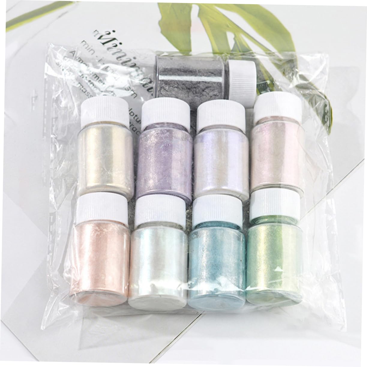Sewroro 27piezas Polvos De Mica Iridiscentes Para Manualidades Fabricación De Jabón y Arte Pigmentos Para Resina y Cosméticos
