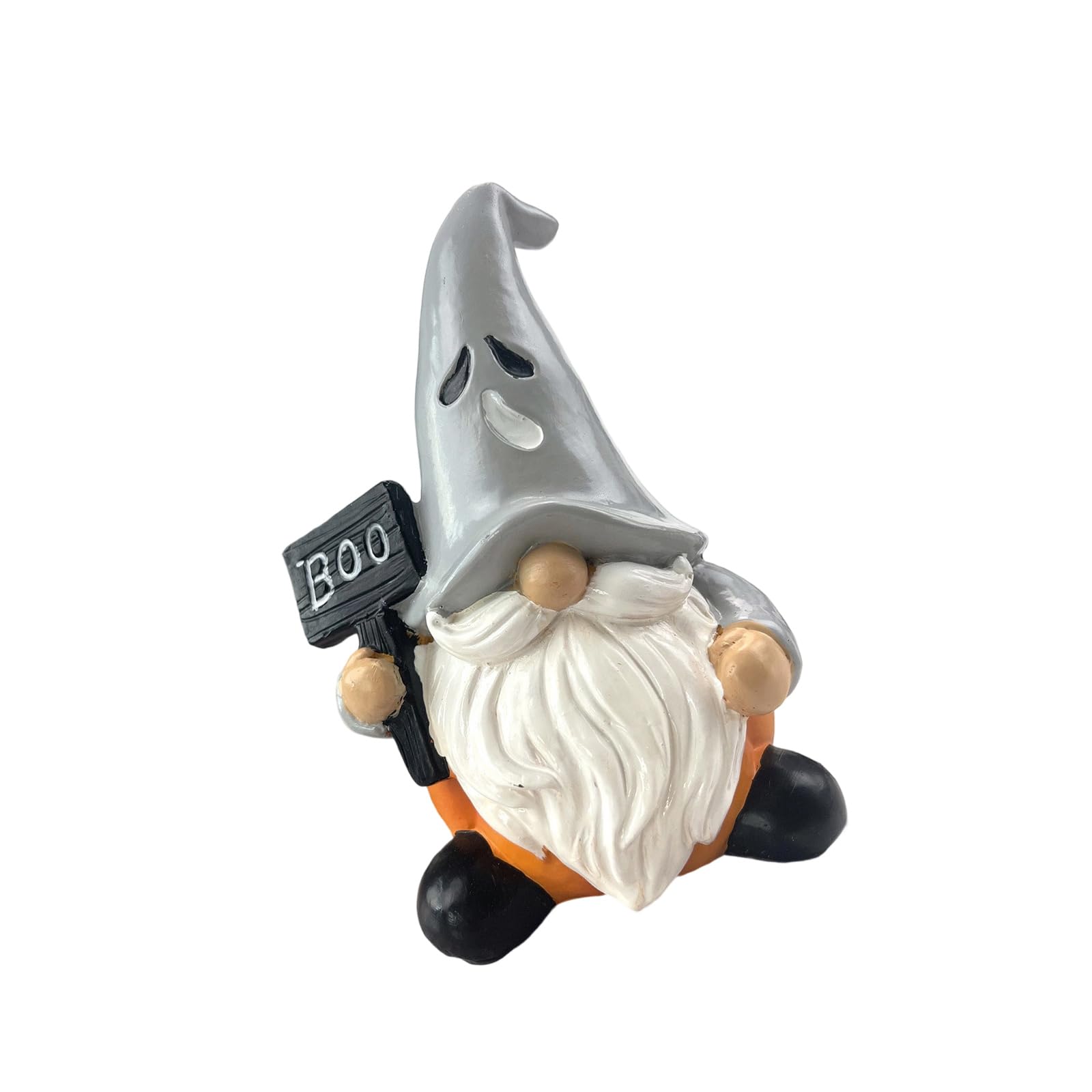 YROHGKPN Resins Halloween Gnomes Pumpkin with Witch Hat Decorative Figurine for Bookshelves Mantels Garden Themed Holiday Decors Resins Halloween Gnomes Figurine