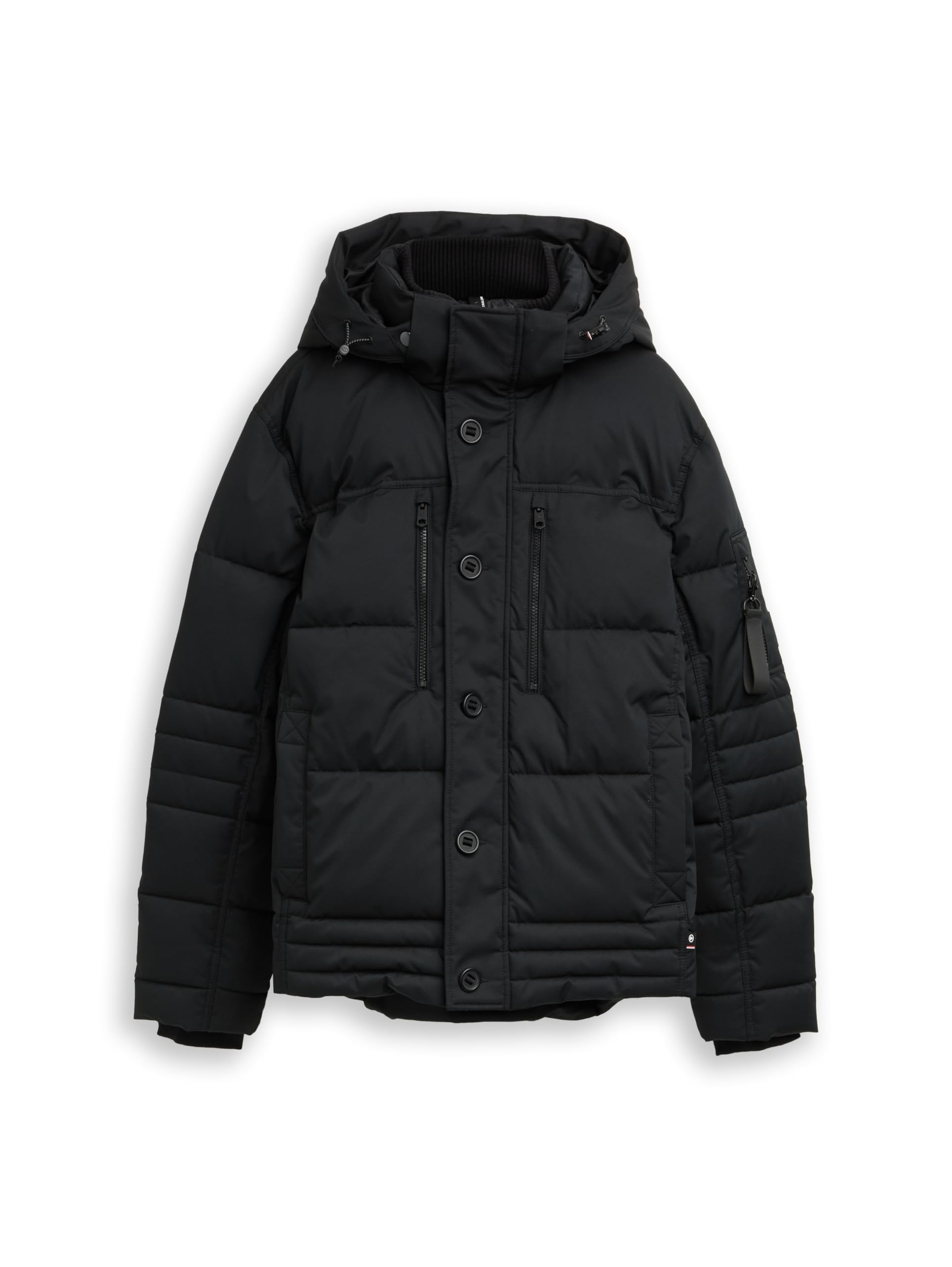 TOM TAILOR Herren 1046971 Pufferjacke mit abnehmbarer Kapuze