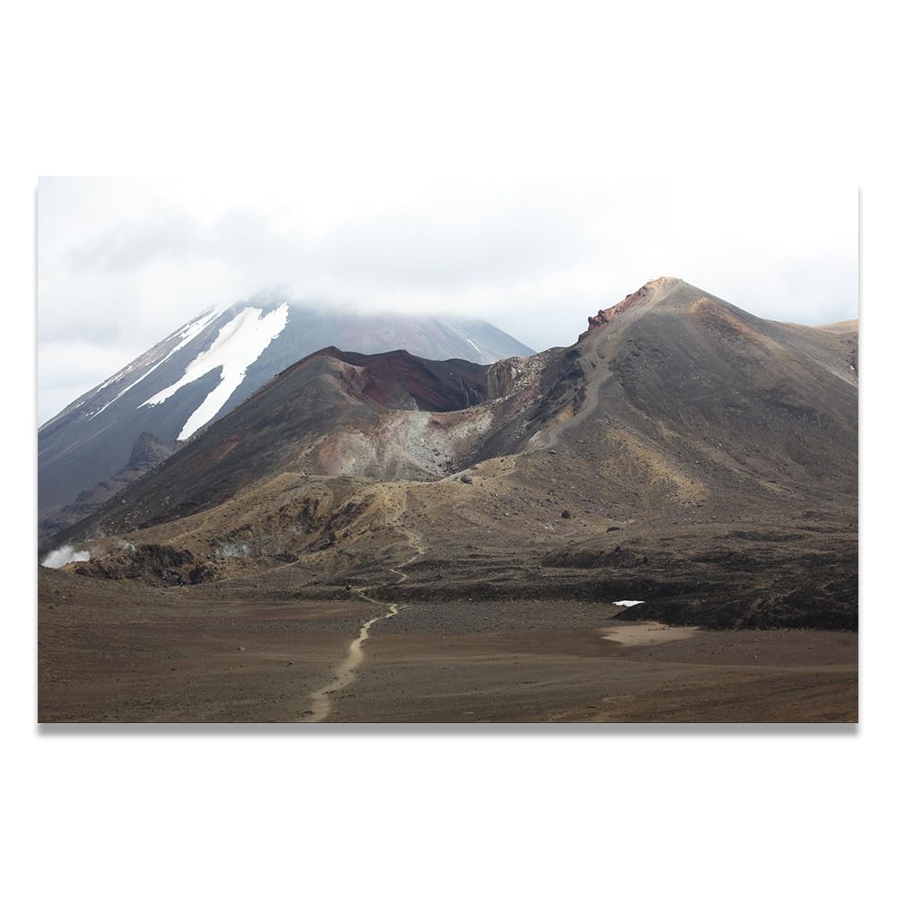 VHdfgTY The Path UpwardSerene Mountain Landscape Canvas Wall Art Nature Wall Decor for Home 40x60cm Unframed