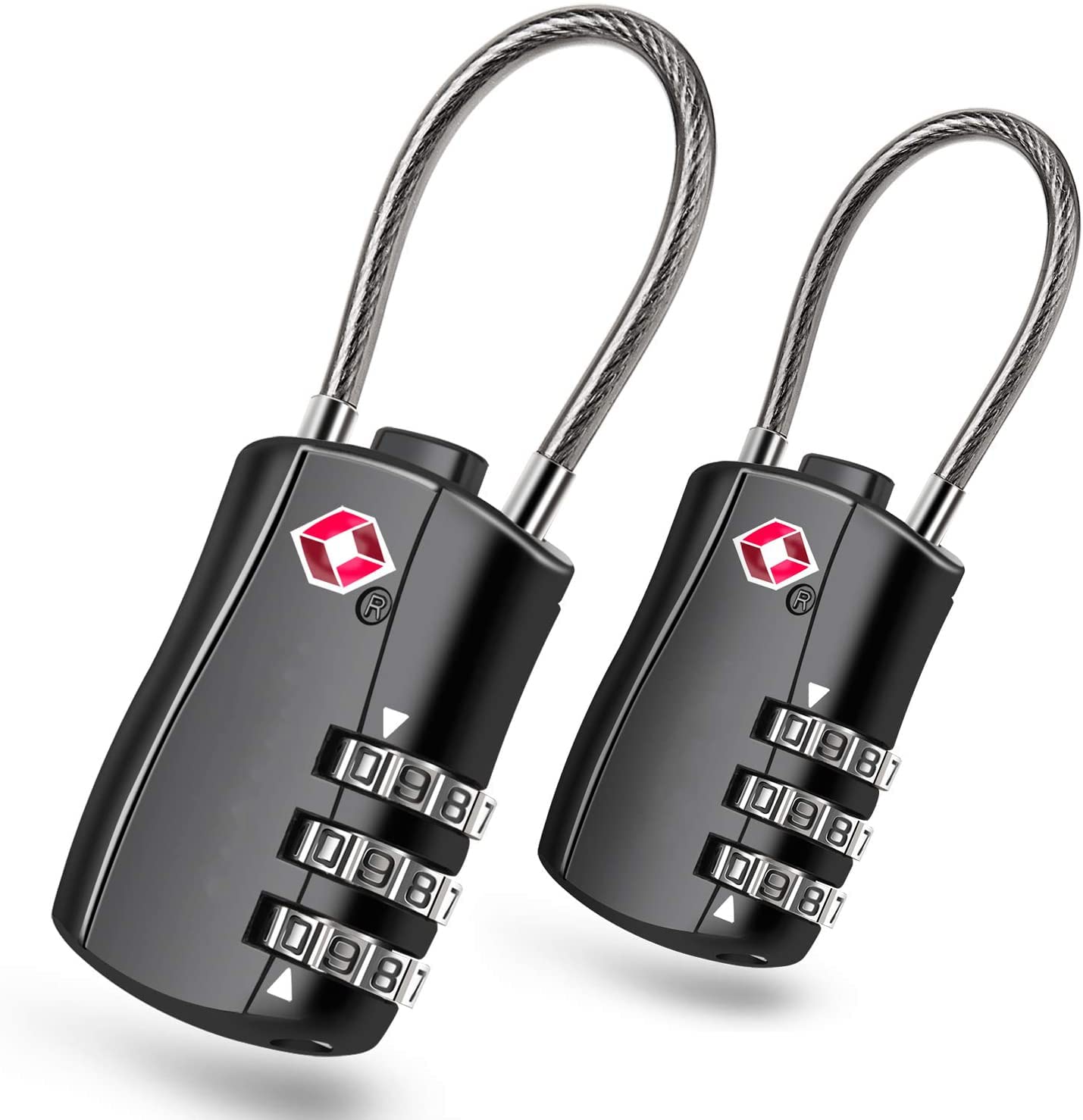 Sponsored Ad – Password Locks Luggage Locks Zinc Alloy Cable Combination Security Padlock, 3-Dial Combination Padlock for Suitcases, Baggage, Backpacks, Briefcases, Small Locker Lock for Gym, School 2 PCS