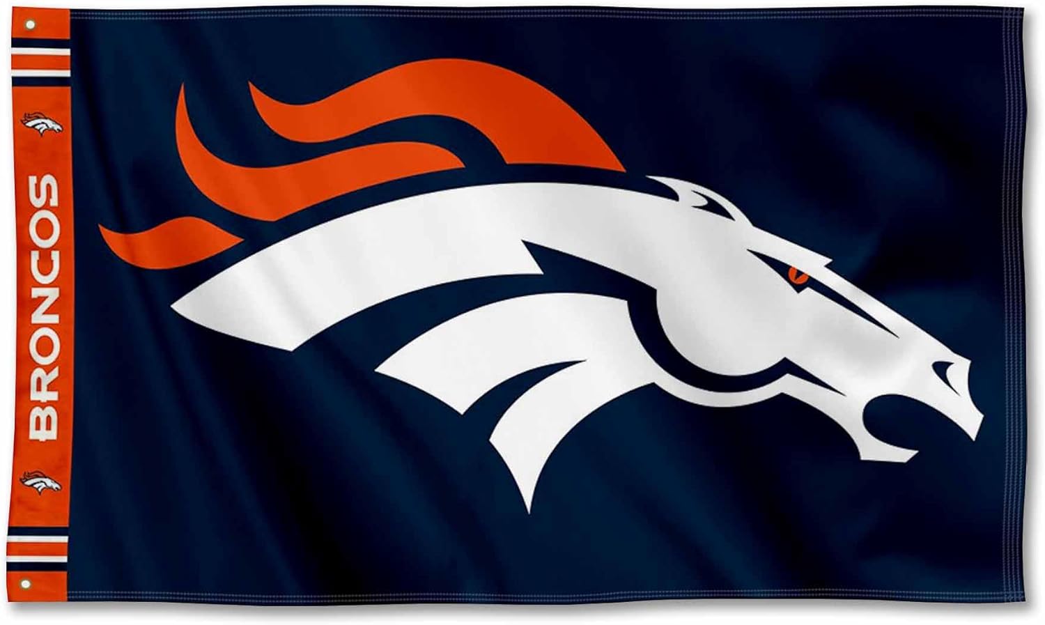 Denver Broncos Printed Header 3x5 Foot Banner Flag